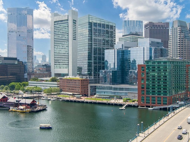 500 Atlantic Ave Unit 16R, Boston, MA 02210 - view of city skyline featuring a nearby body of water