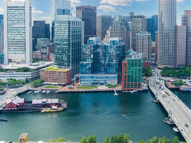 500 Atlantic Ave Unit 16R, Boston, MA 02210 - skyline view featuring a nearby body of water and a notable bridge