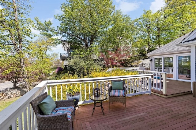 view of deck