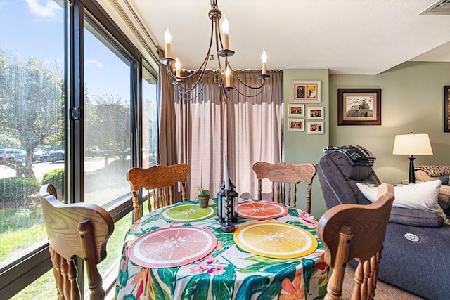 96 Old Colony Ave Unit 153, Taunton, MA 02718 - dining room with a chandelier