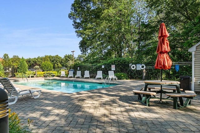 96 Old Colony Ave Unit 153, Taunton, MA 02718 - community pool featuring a patio