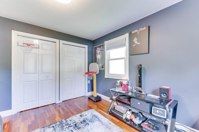 49 Hopkins Dr, Whitman, MA 02382 - home office featuring baseboards and wood finished floors