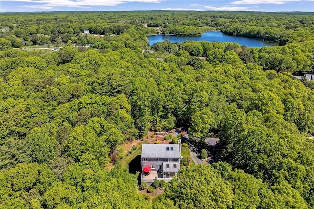 17 Claus, Barnstable, MA 02648 - drone / aerial view of a forest and a large body of water