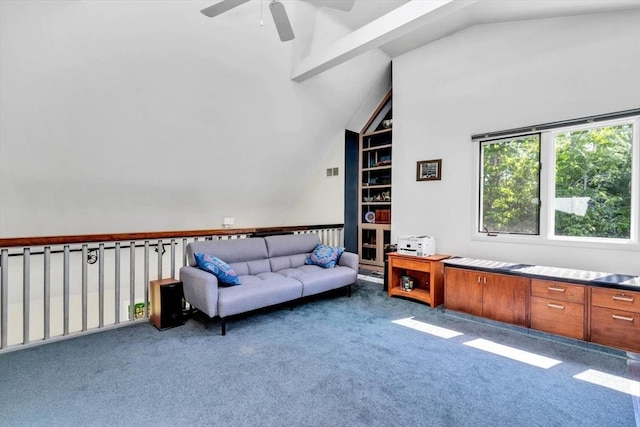 17 Claus, Barnstable, MA 02648 - carpeted living room featuring ceiling fan