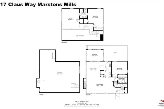 17 Claus, Barnstable, MA 02648 - property floor plan