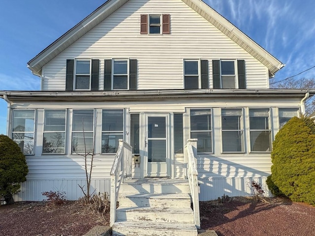 view of front of home