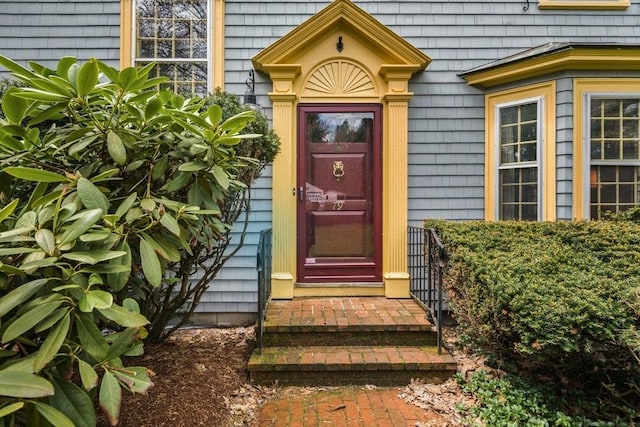 view of exterior entry