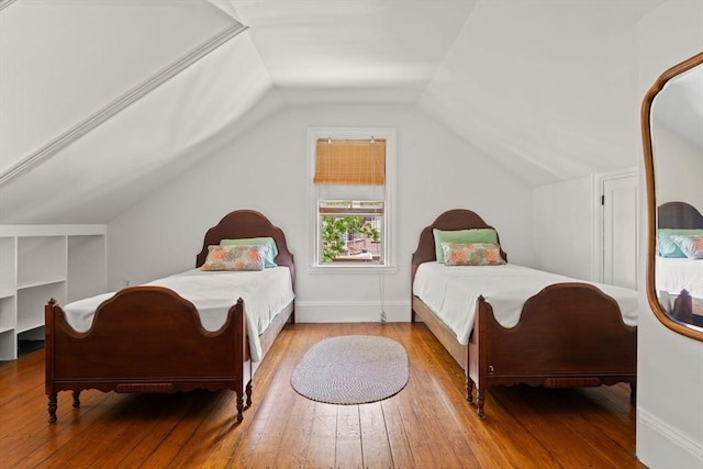 31 Boylston St, Boston, MA 02130 - bedroom with wood-type flooring and lofted ceiling