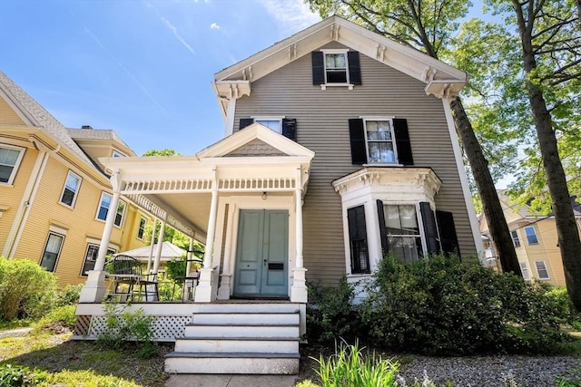 31 Boylston St, Boston, MA 02130 - view of front of property featuring covered porch