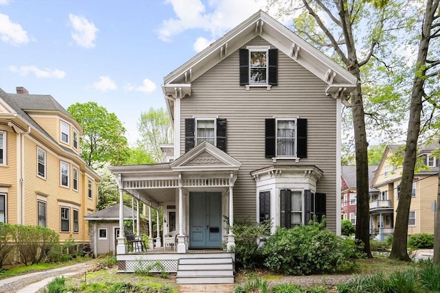 31 Boylston St, Boston, MA 02130 - view of front facade with covered porch