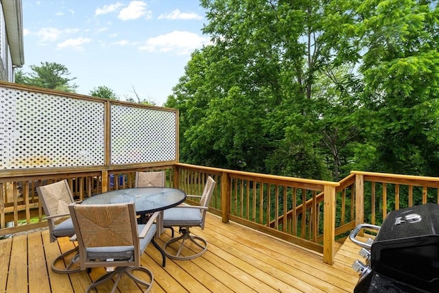 48 Finch Rd Unit 2, Raynham, MA 02767 - deck with outdoor dining space and area for grilling