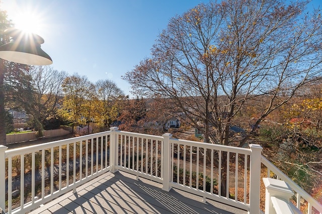 view of deck