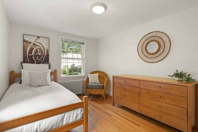 94 Laurel Dr, Needham, MA 02492 - bedroom with radiator and light wood-type flooring