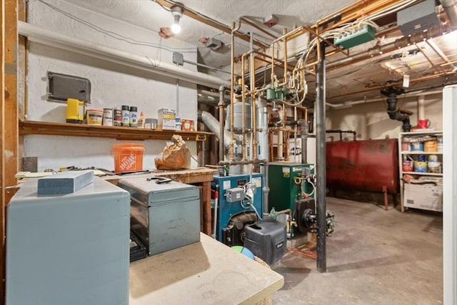 94 Laurel Dr, Needham, MA 02492 - unfinished basement featuring heating fuel