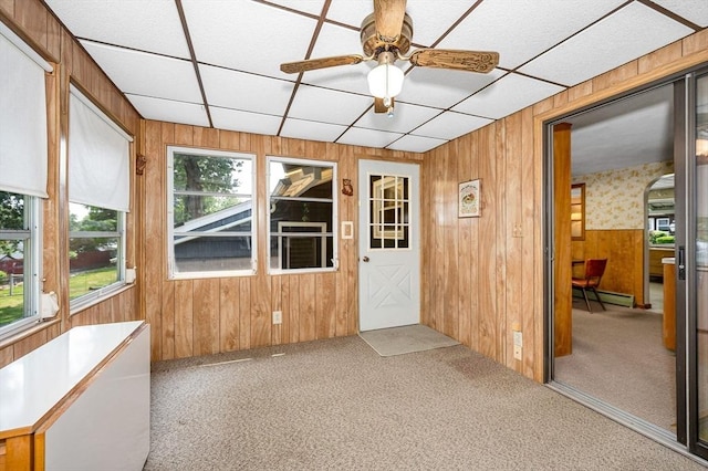 101 Harold Ave, Dracut, MA 01826 - unfurnished sunroom featuring a baseboard heating unit