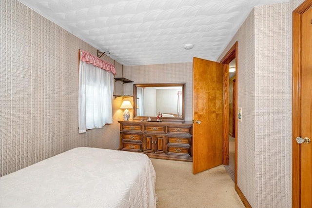 101 Harold Ave, Dracut, MA 01826 - bedroom featuring light colored carpet and wallpapered walls