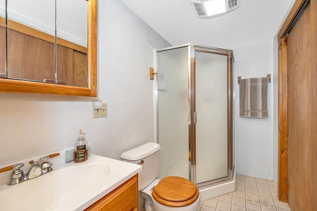 101 Harold Ave, Dracut, MA 01826 - full bathroom featuring a stall shower, vanity, and tile patterned floors