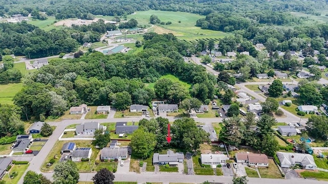 101 Harold Ave, Dracut, MA 01826 - aerial view of property and surrounding area with nearby suburban area