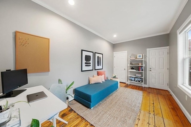 7 Trenton St Unit 2, Boston, MA 02129 - office space with healthy amount of natural light, ornamental molding, light wood-type flooring, recessed lighting, and baseboards
