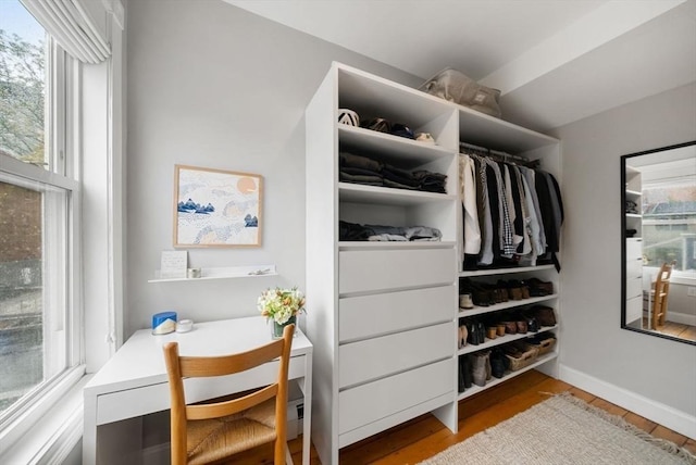 7 Trenton St Unit 2, Boston, MA 02129 - walk in closet with wood finished floors