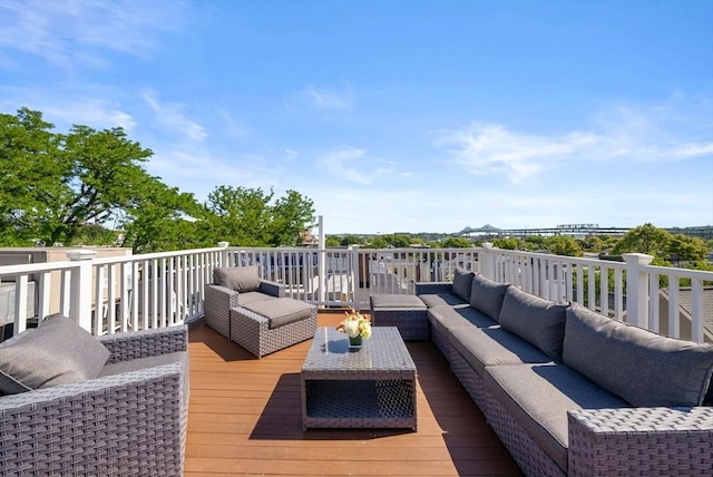 7 Trenton St Unit 2, Boston, MA 02129 - deck with an outdoor living space