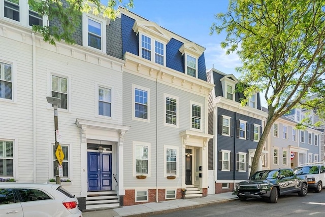 7 Trenton St Unit 2, Boston, MA 02129 - multi unit property featuring entry steps, mansard roof, and a residential view