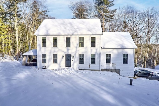 view of colonial home