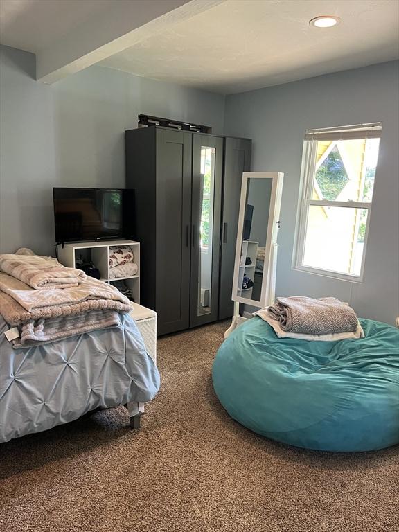 13 Harrison Ave, Bourne, MA 02532 - bedroom with carpet floors, access to outside, and recessed lighting