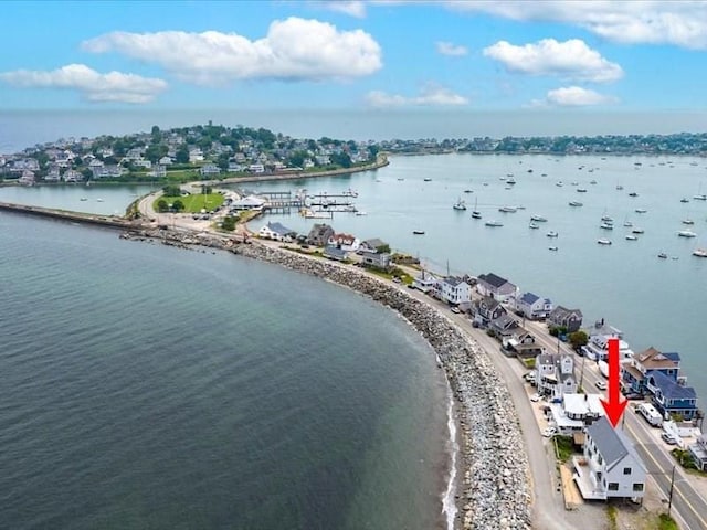 1092 Nantasket Ave, Hull, MA 02045 - drone / aerial view of a large body of water