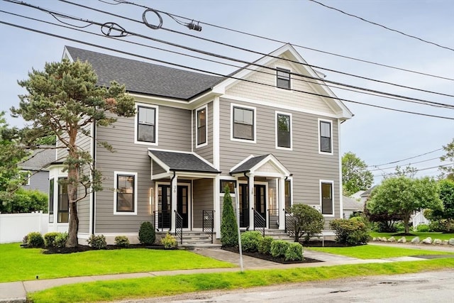 38 Green St Unit 38, Watertown, MA 02472 - view of front of property with a shingled roof