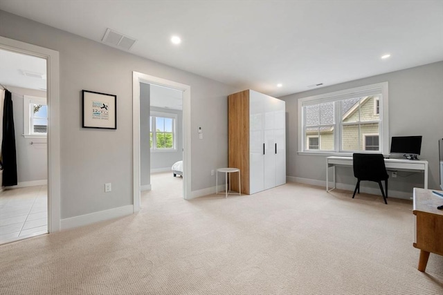 10 Fieldstone Way Unit 11, Wellesley, MA 02482 - home office with light carpet and recessed lighting