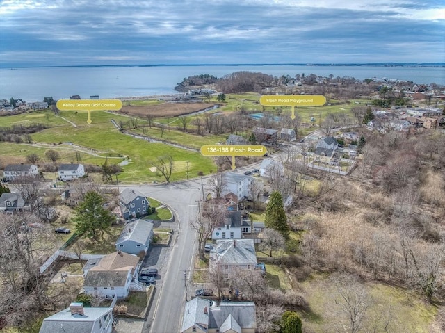136 Flash Rd Townhome, Unit Townhome, Nahant, MA 01908 - bird's eye view featuring a water view