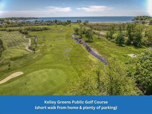 136 Flash Rd Townhome, Unit Townhome, Nahant, MA 01908 - birds eye view of property featuring a water view