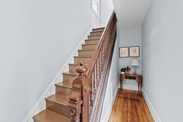225 Pleasant St, Weymouth, MA 02190 - stairs with wood finished floors