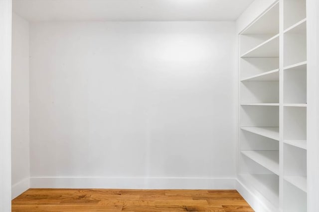 interior space featuring wood-type flooring