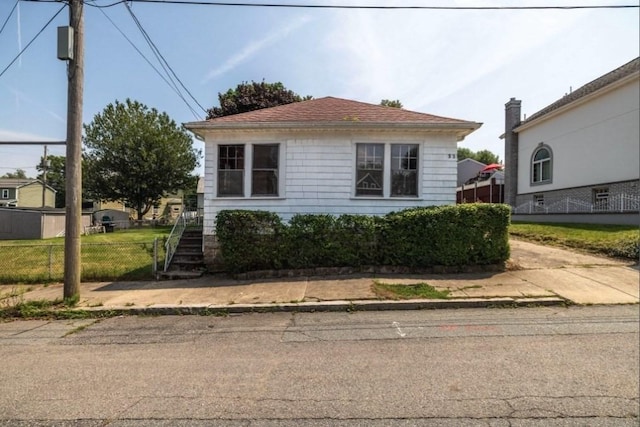 view of front of home