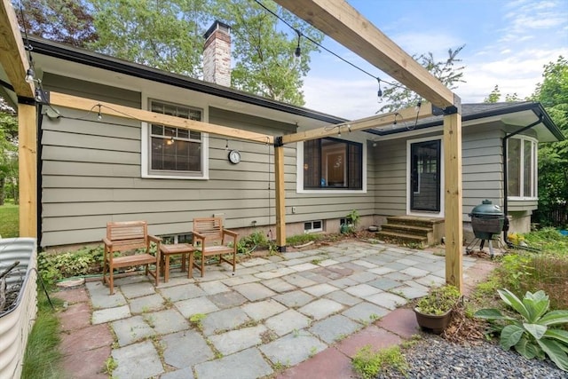 119 S Main St, Sharon, MA 02067 - view of patio / terrace featuring a grill