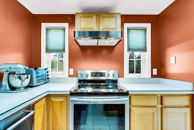 kitchen featuring stainless steel appliances