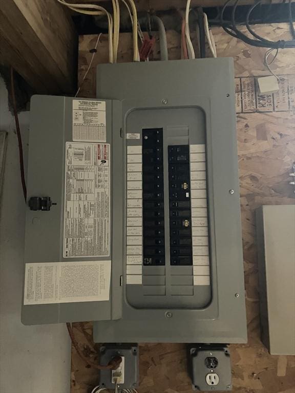 utilities with electric panel