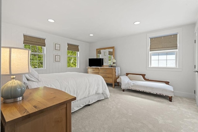 3 Roosevelt Pl, Newburyport, MA 01950 - bedroom with multiple windows, carpet flooring, recessed lighting, and baseboards
