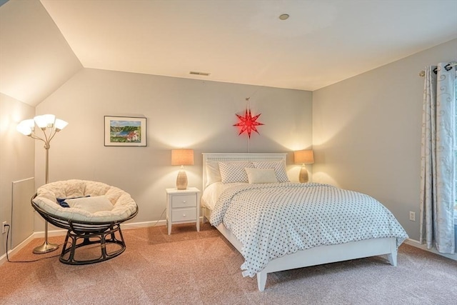 106 Willow Brook Dr Unit 106, Wayland, MA 01778 - carpeted bedroom with lofted ceiling and baseboards