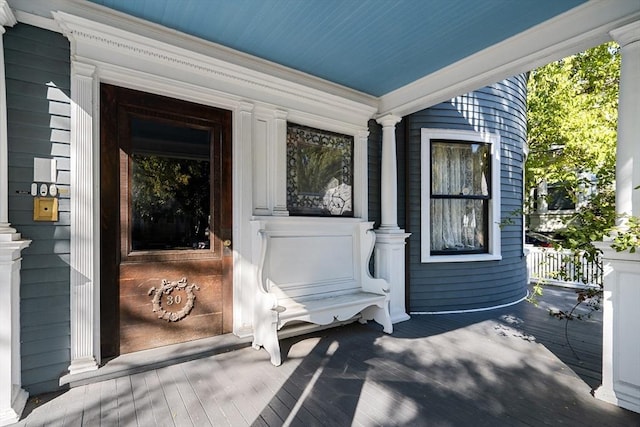 30 Welles Ave Unit 2, Boston, MA 02124 - view of exterior entry featuring covered porch