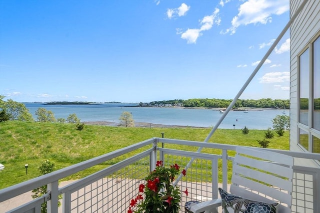 130 Broad Reach Unit 303, Weymouth, MA 02191 - balcony featuring a water view