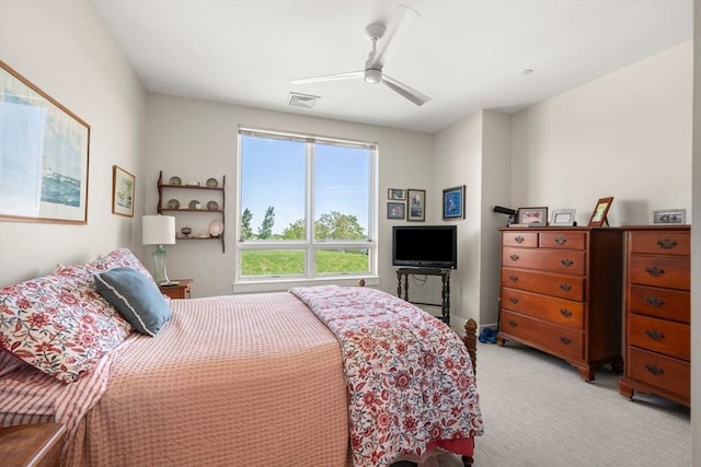 130 Broad Reach Unit 303, Weymouth, MA 02191 - bedroom featuring light carpet and ceiling fan
