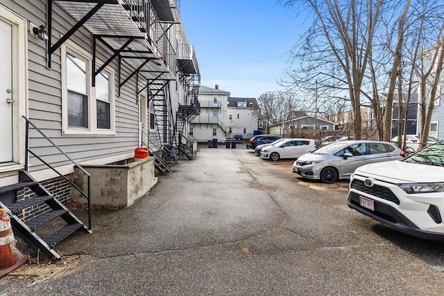 view of car parking