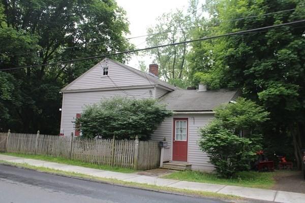 46 Colrain St, Greenfield, MA 01301 - view of front of property with a chimney and entry steps