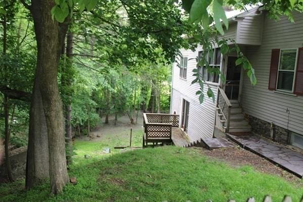 46 Colrain St, Greenfield, MA 01301 - view of green lawn