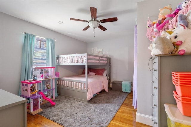 36-38 Priesing St, Boston, MA 02130 - bedroom featuring wood finished floors and a ceiling fan