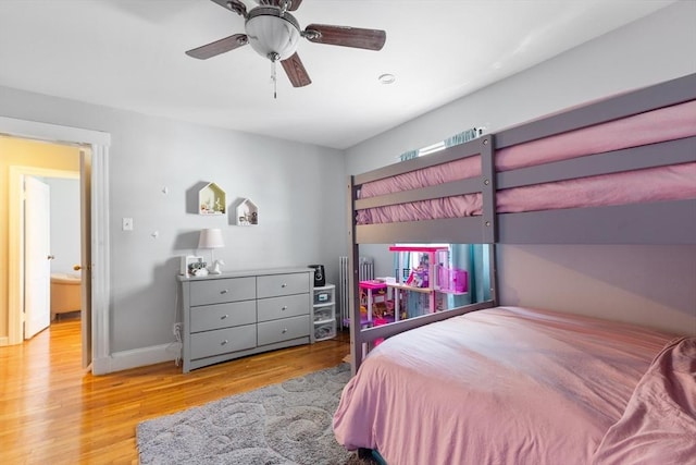 36-38 Priesing St, Boston, MA 02130 - bedroom featuring wood finished floors, baseboards, and a ceiling fan