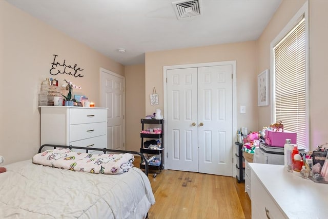 36-38 Priesing St, Boston, MA 02130 - bedroom with light wood-style flooring and a closet